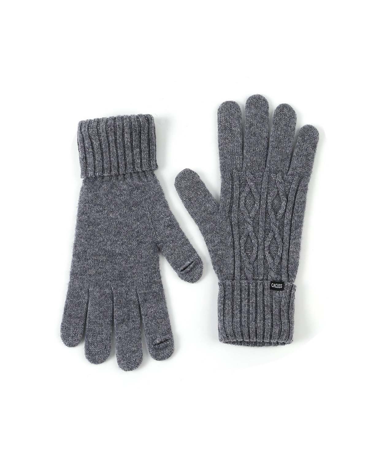 Women's Pure Wool Warm Knitted Gloves-g52